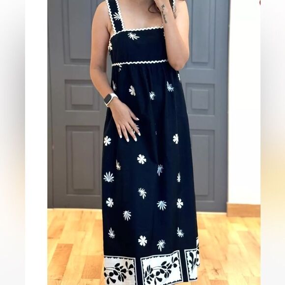 Zara blogger favorite printed cotton dress - Picture 3 of 11